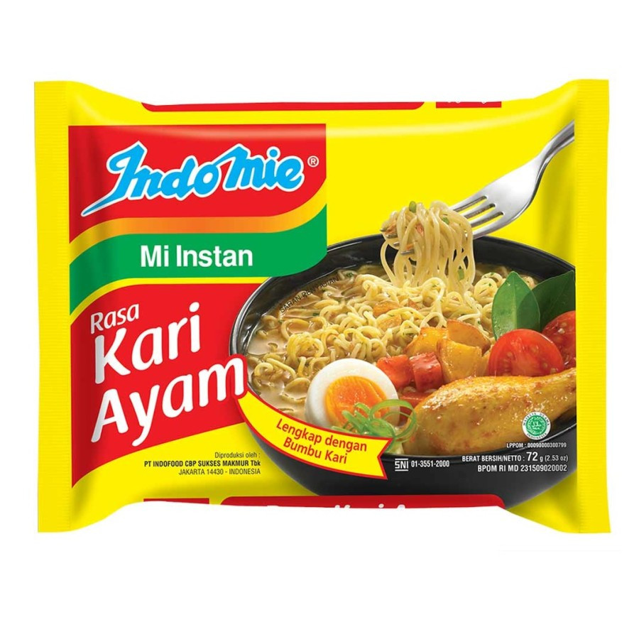 

Indomie Rebus Kari Ayam Mie Instan 72 gram