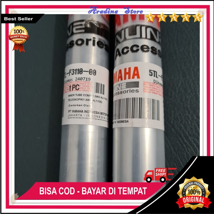 As Shock Mio Sporty Depan Sparpart ORI Original Sok Depan 2pc Yamaha Mio Sporty Smile Lama Old 5TL