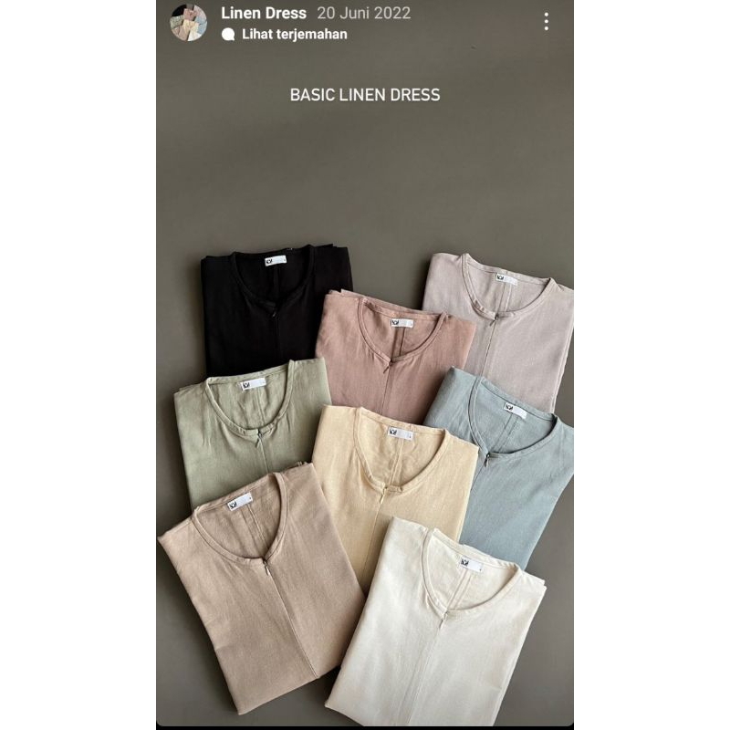 Basic Linen Dress Khalewale