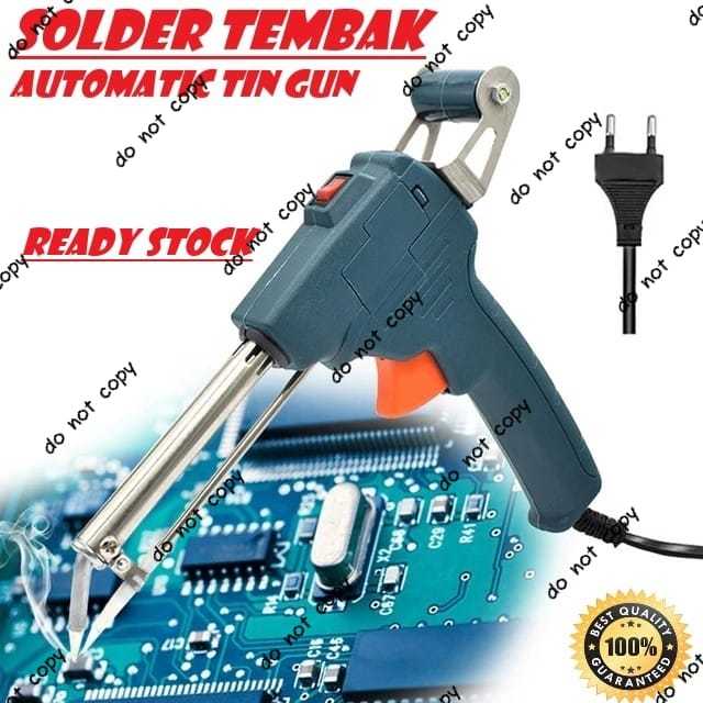 Solder Tembak Listrik Timah Otomatis 60 Watt Iron Automatic 60W Solder Timah Otomatis Tembakan
