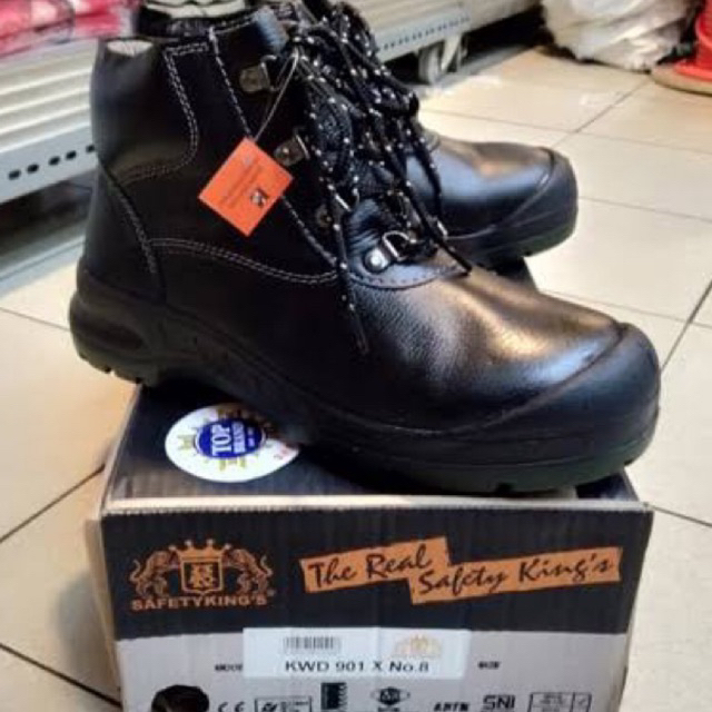 Sepatu Safety Shoes KINGS KWD 901X Black / Sepatu Safety Proyek / ORI Safety KINGS 901X