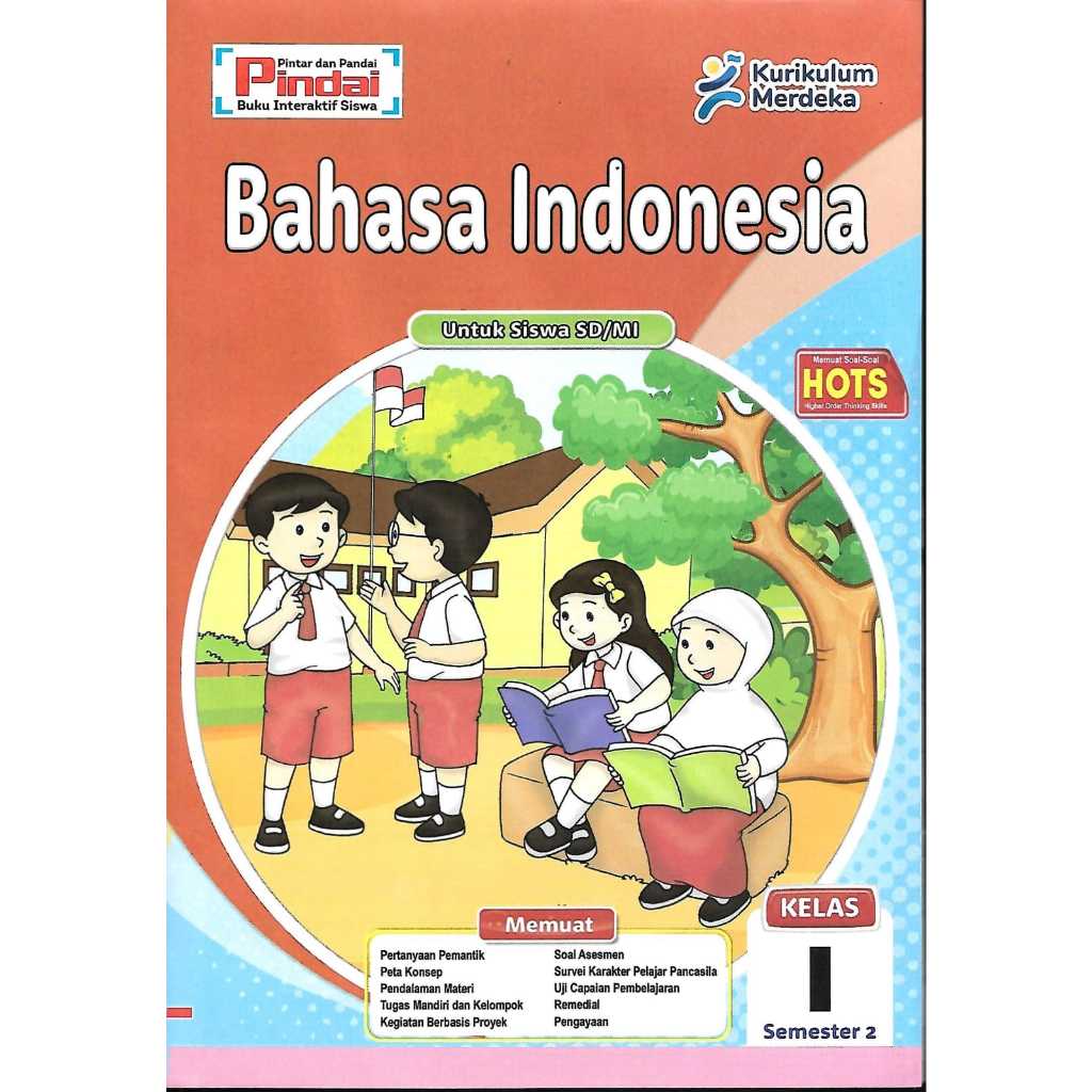 LKS Bahasa Indonesia kurikulum Merdeka Kelas 1 SD/MI Semester 2