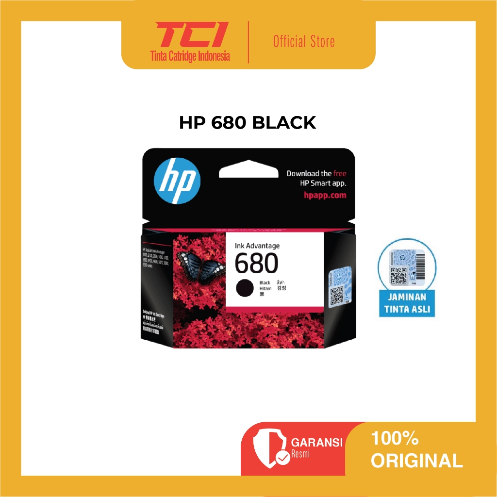 HP 680 Black Original Ink Cartridge