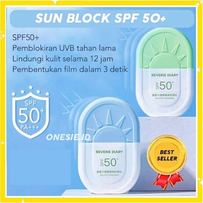 ⭐DIERS⭐REVERIE DIARY Sunscreen SPF 50 PA+ Skincare Sun block 50ml UV Shield Essential XX064