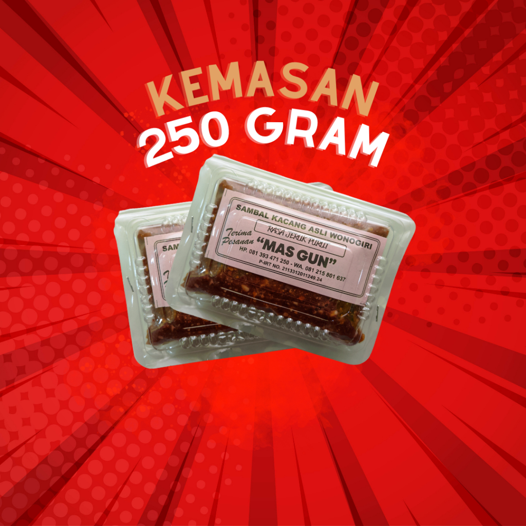 

Sambel Kacang Mas Gun