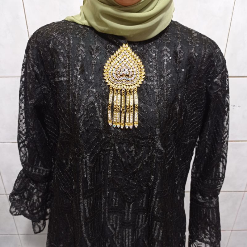 bros tunggal kebaya jilbab hijab bross kebaya mama peniti besar