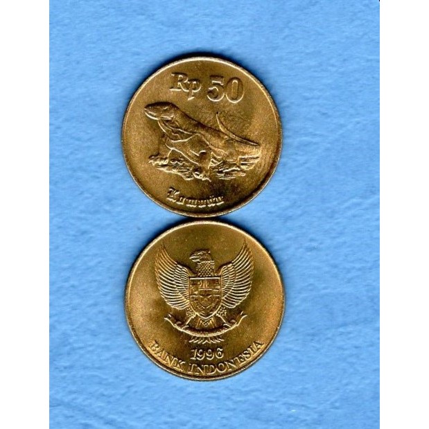UANG KUNO | 50 RUPIAH 1996 UNC GRESS