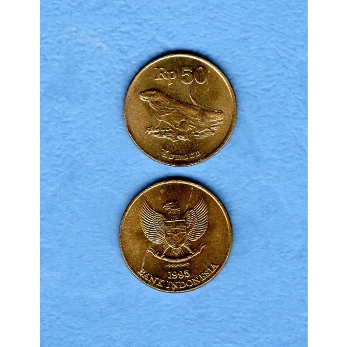 UANG KUNO | 50 RUPIAH 1995 UNC GRESS