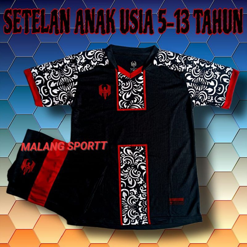 ( TERBARU ) Stelan jersy bola anak bola futsal voli SSB junior putra putri seet