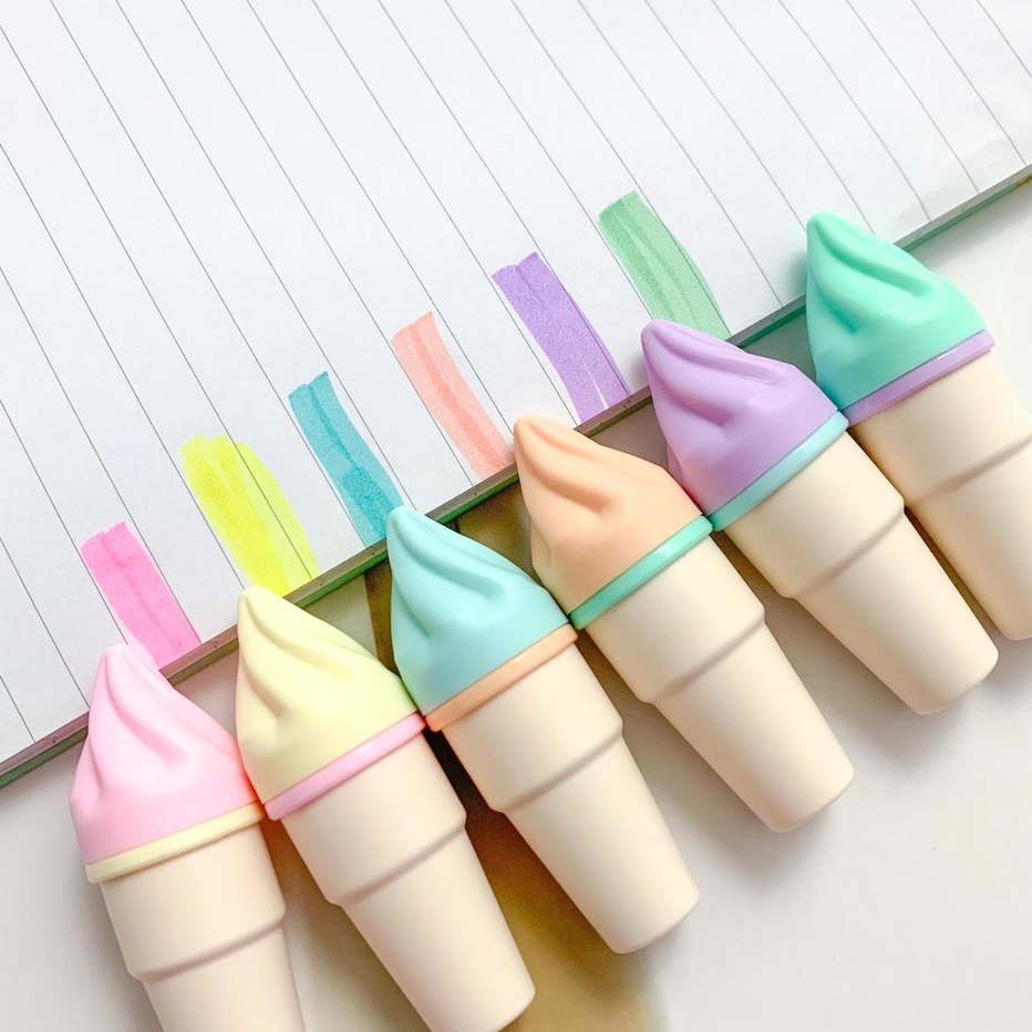 

Model Baru Stabilo eskrim cone 1 Set 6/ Monas Highlighter Penanda Berwarna LUCU IMUT Terlaris