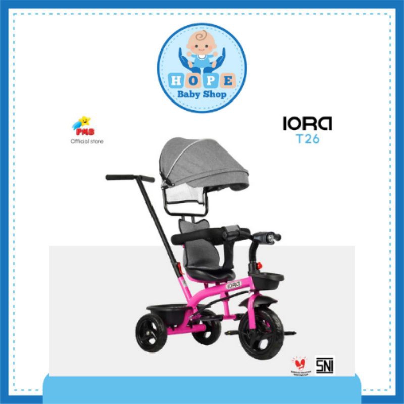 SEPEDA RODA TIGA IORA TRICYCLE T26