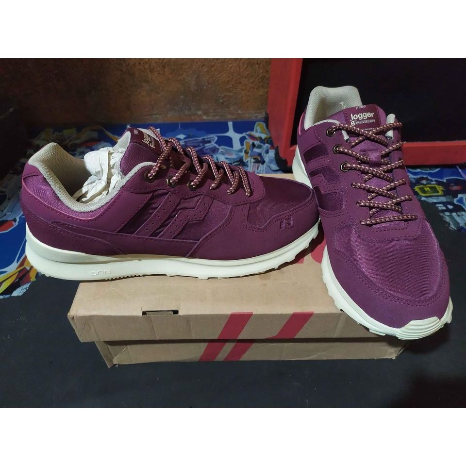 piero jogger 8th aniversary burgundy