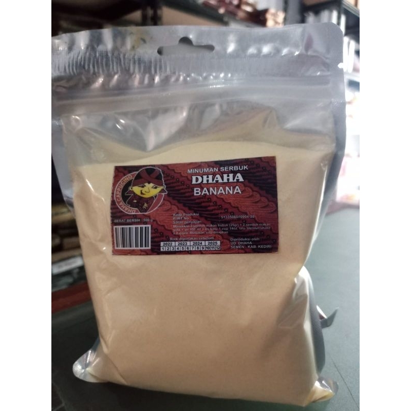 

Serbuk minuman DHAHA banana / pisang
