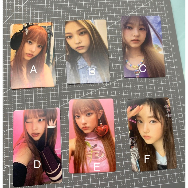 Haerin newjeans unofficial photocard
