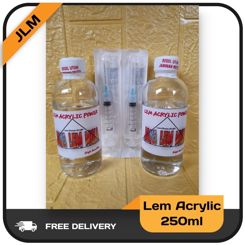 

Lem Akrilik/Lem Acrylic 250ml/Lem Akrilik Free Suntikan