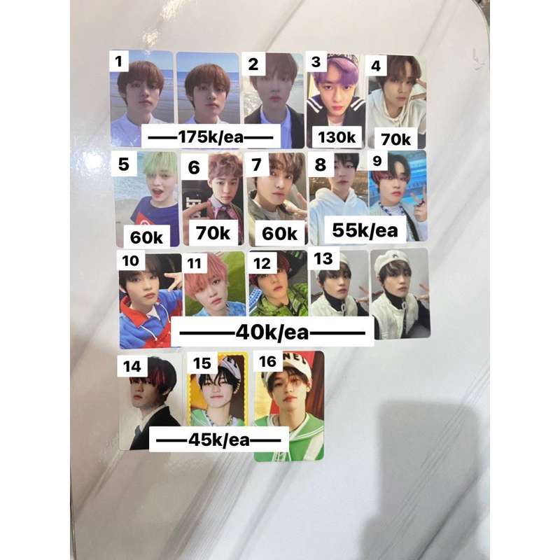 PHOTOCARD PC NCT DREAM CHENLE GLITCH MODE CANDY PINK CHRISMAST HELLO VER TERONG WE YOUNG