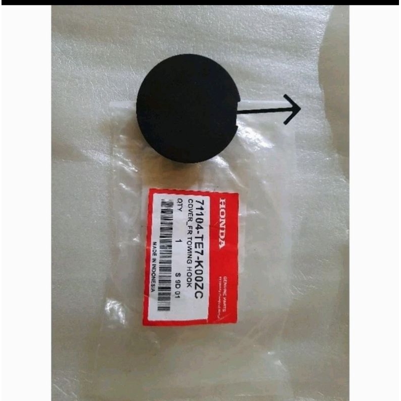 cover tutup towing / derek / hook bumper bemper depan honda mobilio tipe E 2014 2015 2016 original