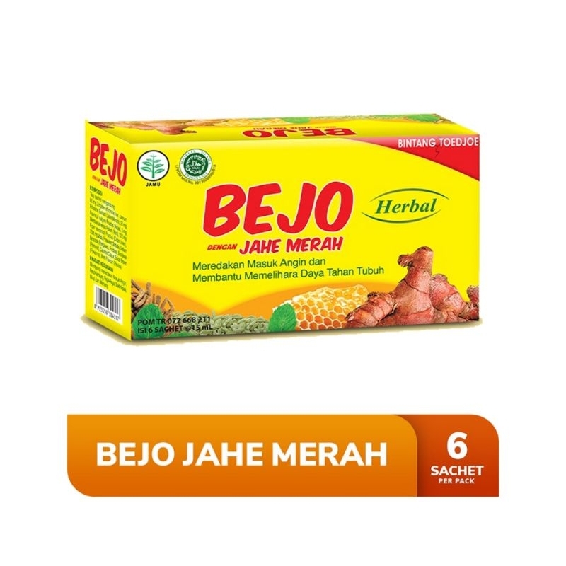 

Bejo Jahe Merah 6x15ml