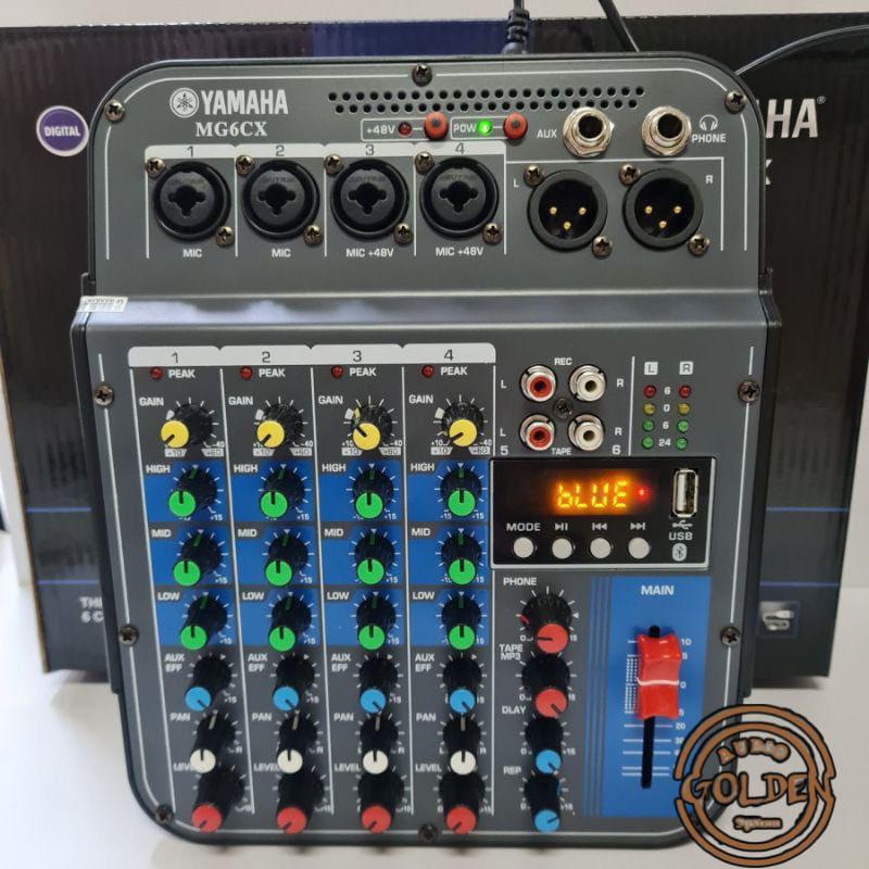 mixer audio Yamaha MG6CX mg6 cx bluetooth USB 6 channel