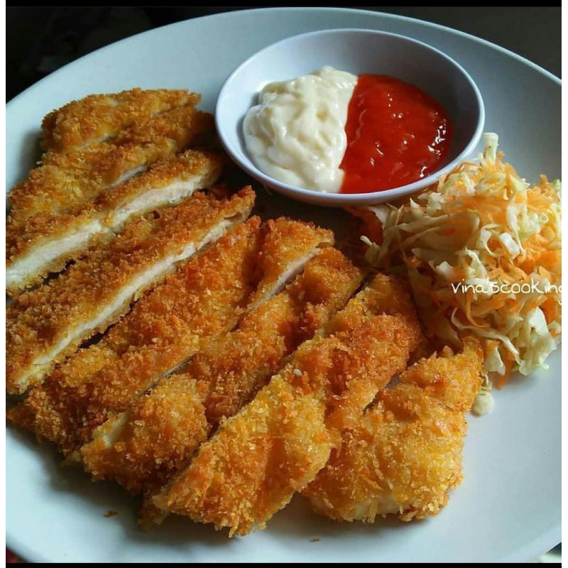 

Chiken katsu +- 250gram