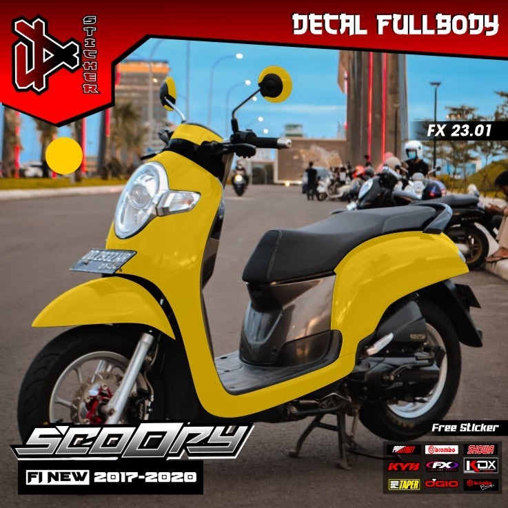 (COD) TERBARU Decal Stiker Honda Scoopy Fi 2017 2018 2019 Fullbody Scoopy Stylish 2017-2020 Variasi 