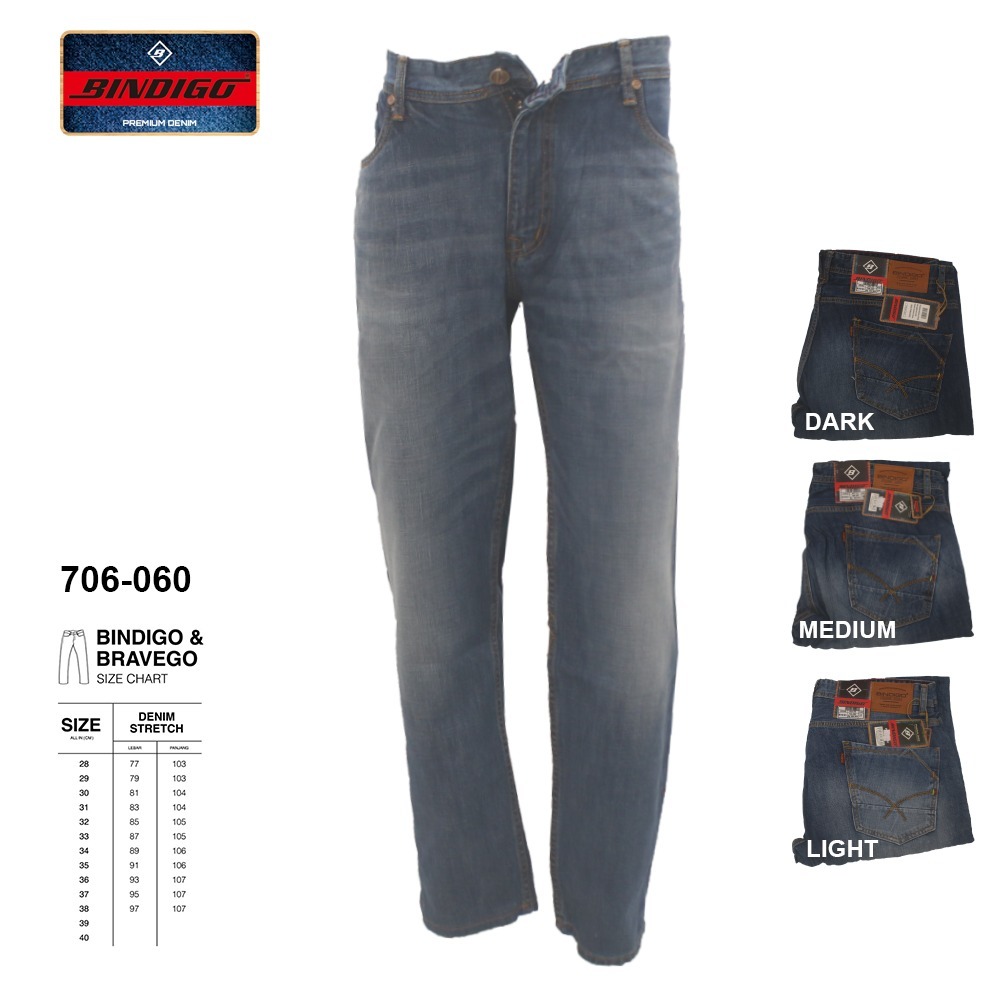 Bindigo Denim Pant - 706 060 - Celana Panjang Jeans Pria