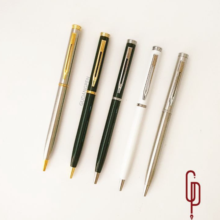 

☍☌✵❂ Pulpen Metal Paku Sedang Medium Bisa Cetak Logo