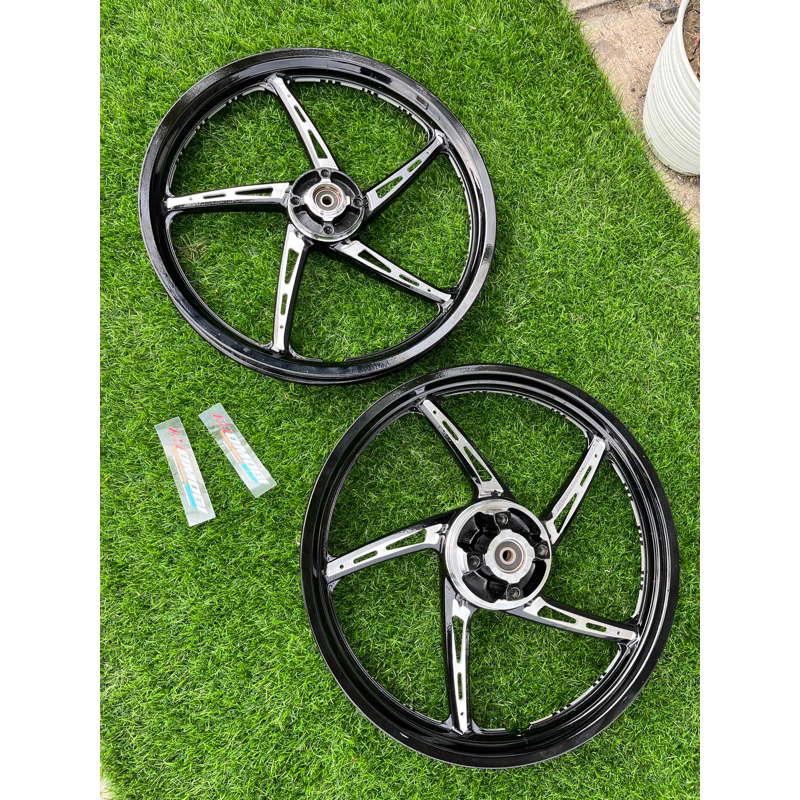 velg racing supra 125 blade double disc bubut coak