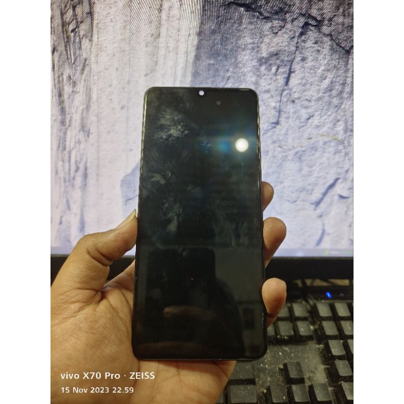 lcd samsung a31 amoled original copotan