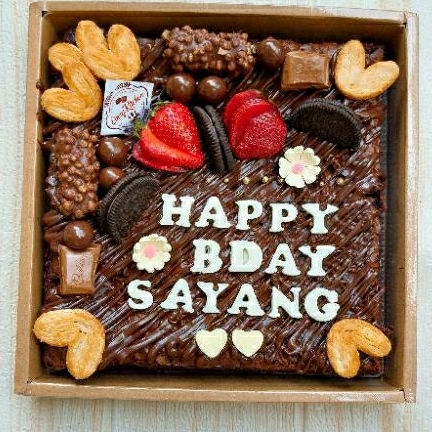 

Premium Brownies Hias Ulang Tahun