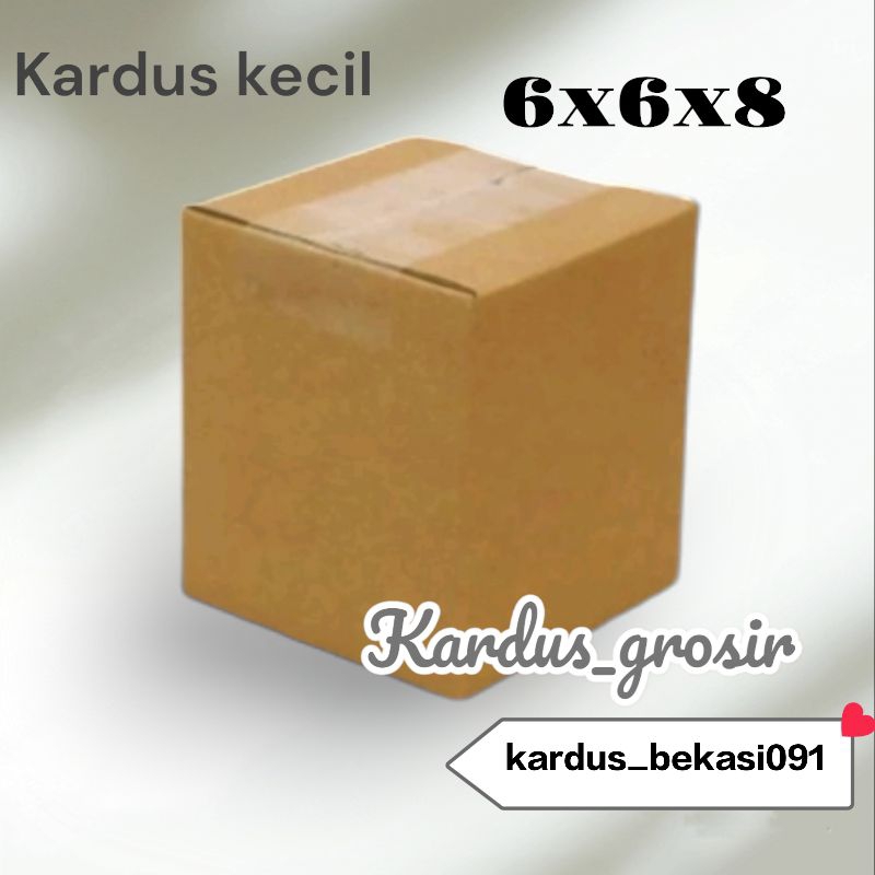 

kardus packing 6x6x8