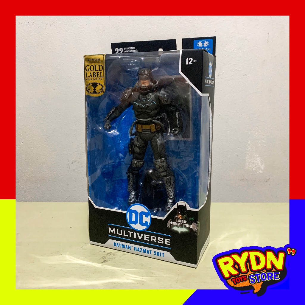 McFarlane DC Multiverse Justice League - Batman Hazmat Suit GOLD LABEL MISB