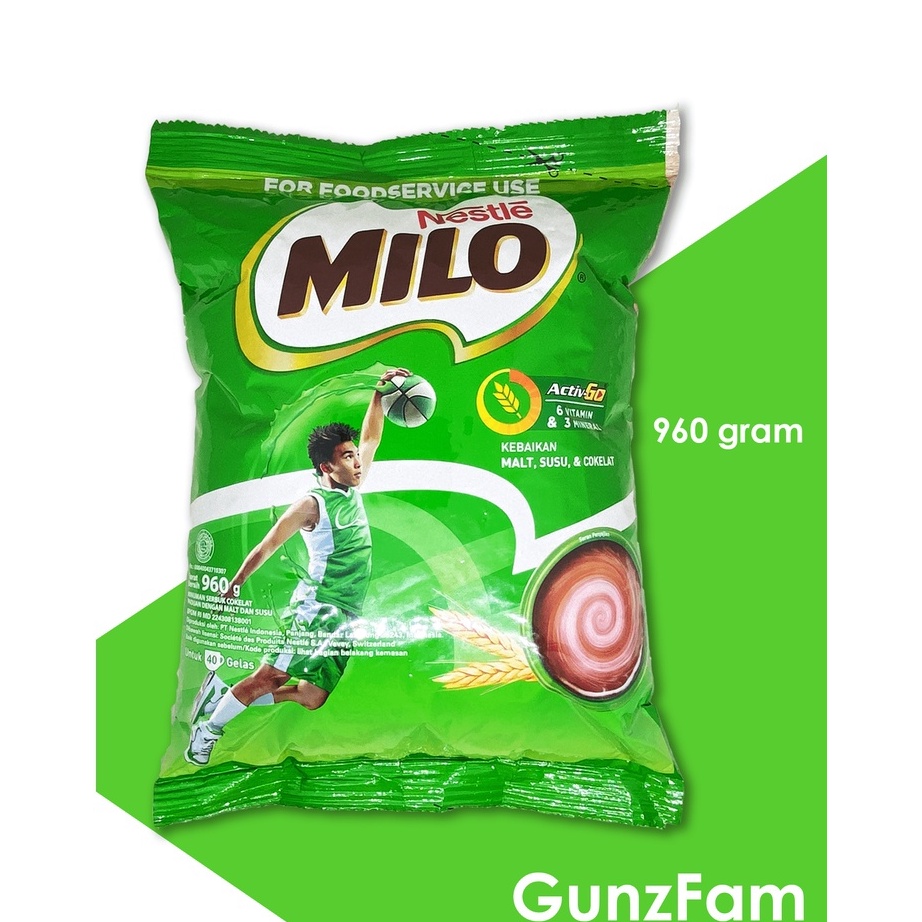 

Ready Stock Milo Professional Complete Mix 960gr by Nestle Professional / Milo Activ Go 960gr / Milo Active Go 960gr Expired Terbaru Terlaku.