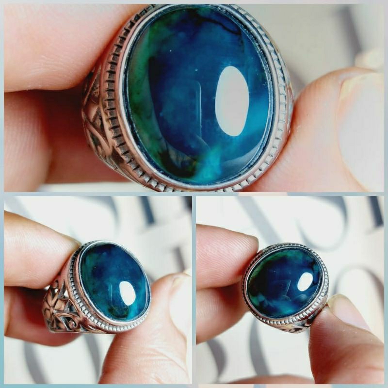 Batu Bacan Doko Hijau Nyoklat Super | Bacan Natural (Original)