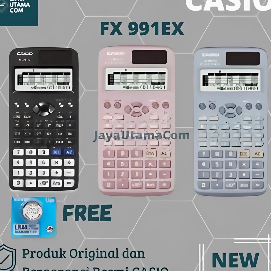 

Ready Kalkulator Scientific Casio FX 991EX Kalkulator Ilmiah Original