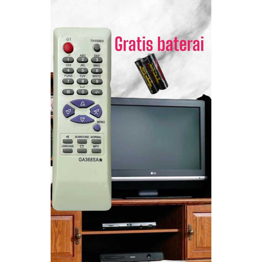 Remot Remote TV Untuk SHARP Tabung Gratis Baterai Remot TV Langsung Konek Ke TV / Remote Remot TV TA