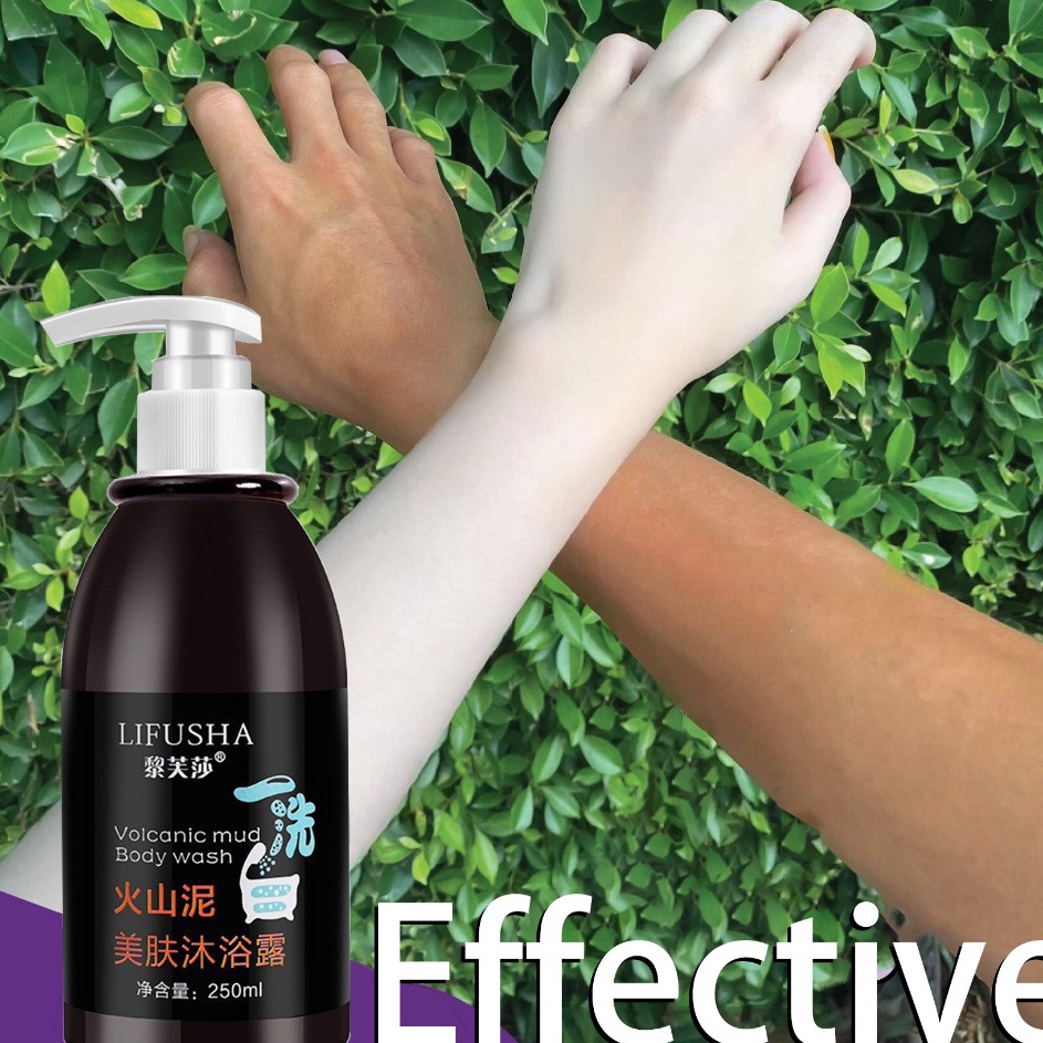 Original Impor Lumpur vulkanik Body wash Sabun pemutih badan Whitening Body Shower Whitening Mud Bat