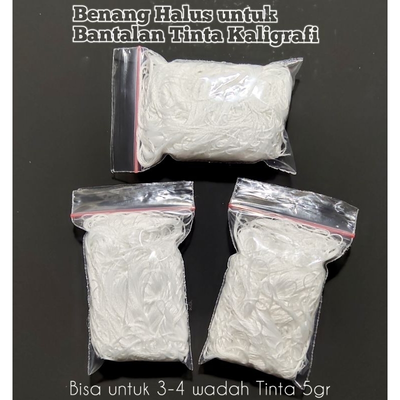 

Benang Halus untuk bantalan Tinta(liqoh) kaligrafi