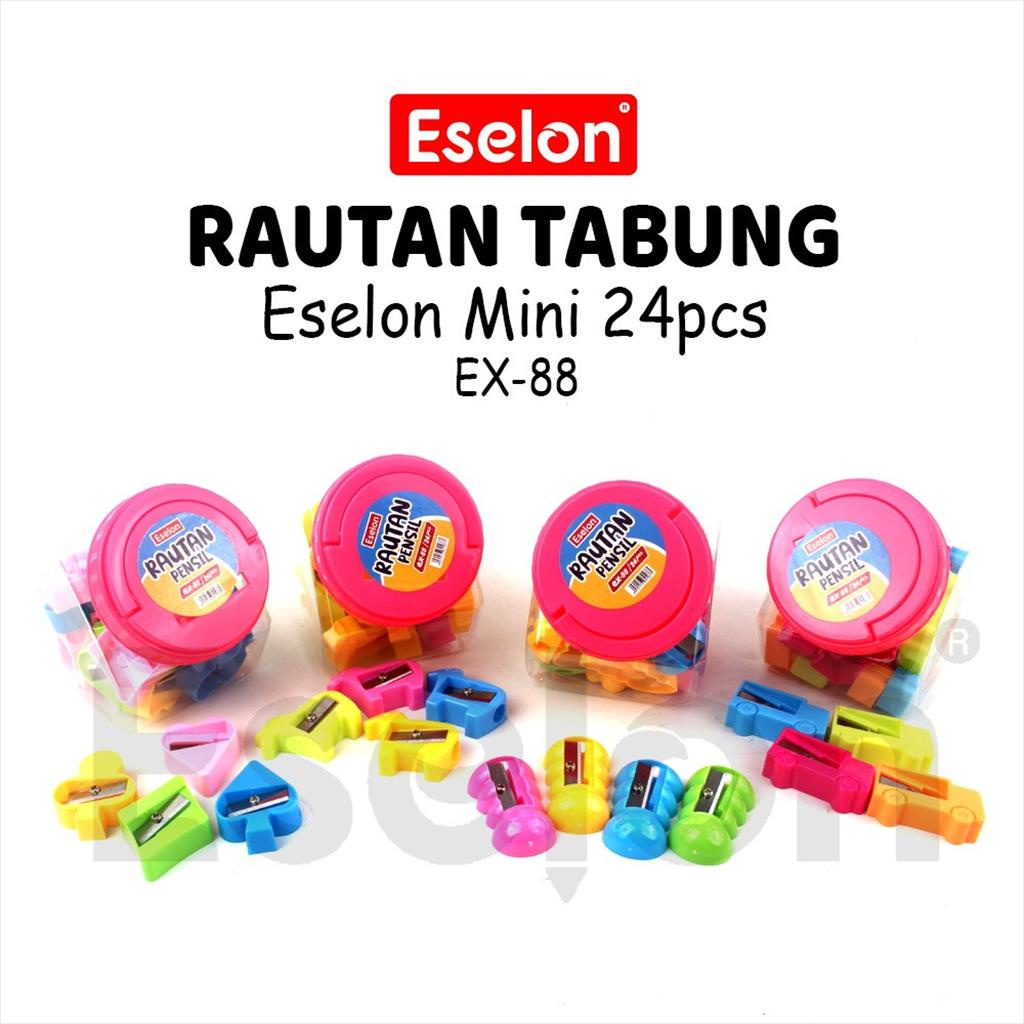

1 TPLS / 24 PCS Rautan Tabung Mini Eselon EX-88 Sharpener