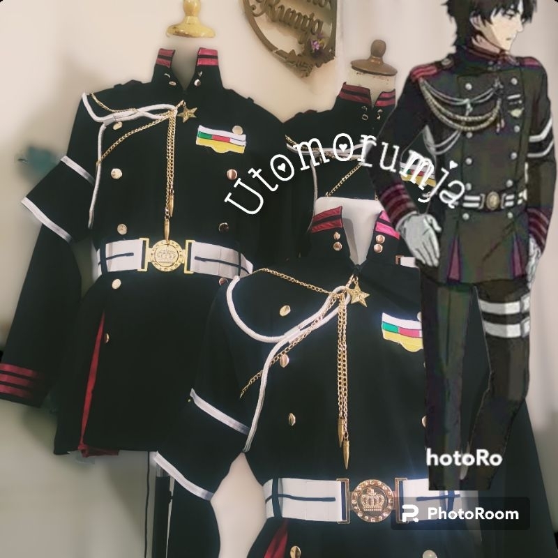utomorumja kostum cosplay guren ichinose owari no seraph