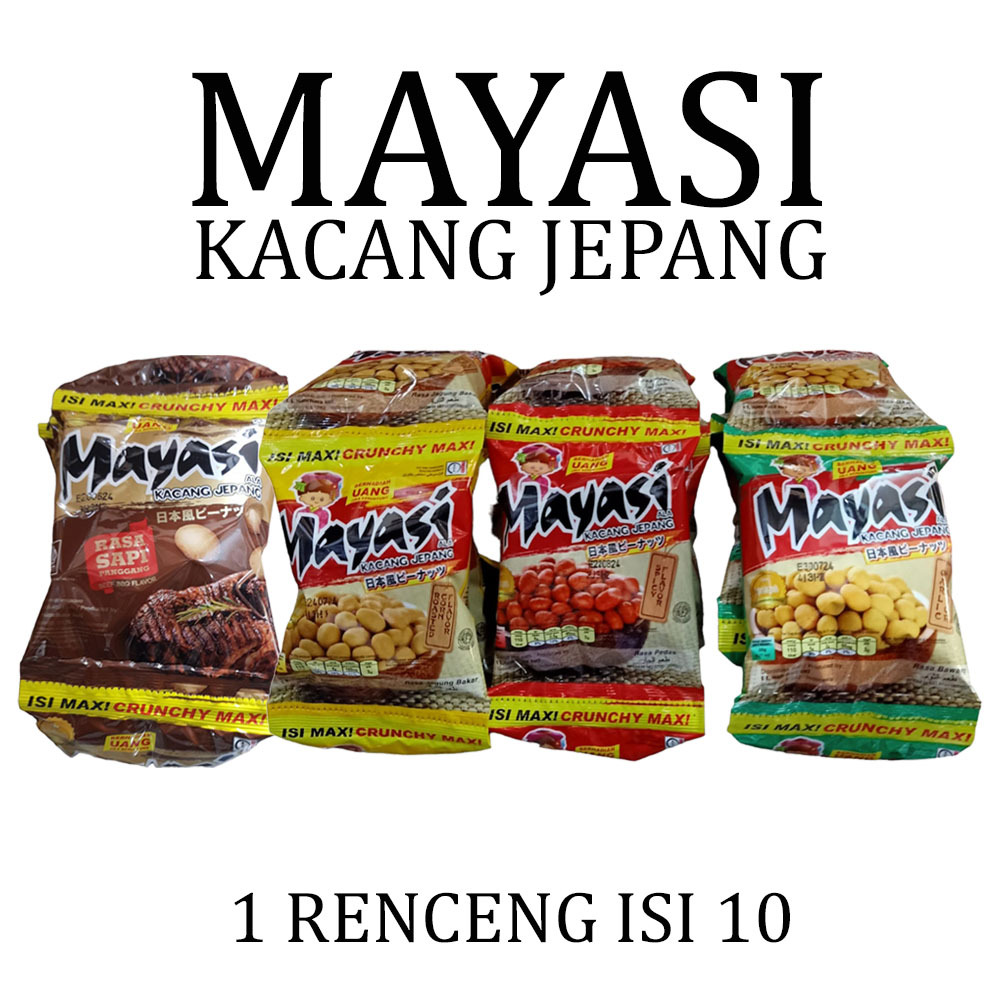 

MAYASI KACANG JEPANG RENCENG ISI 10