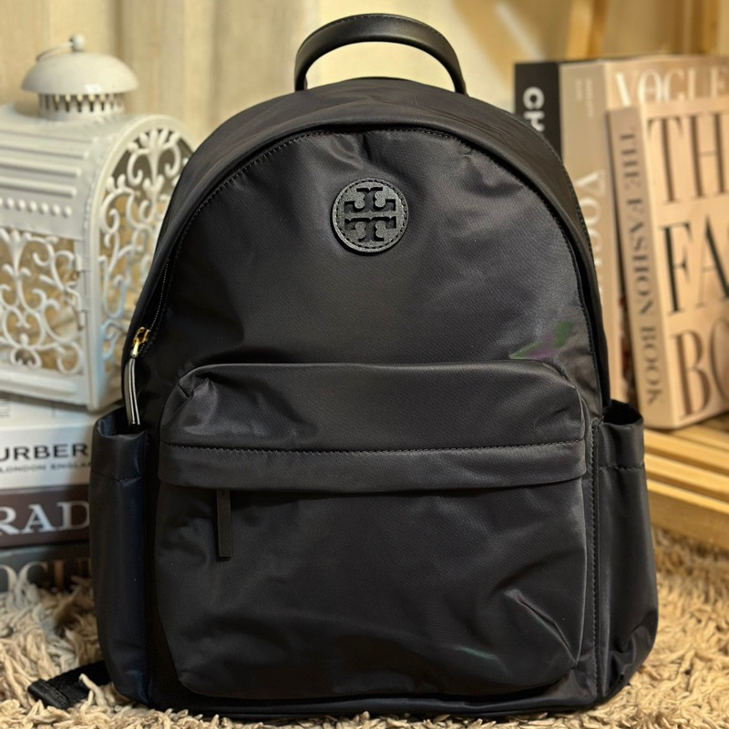 TB ella nylon backpack black