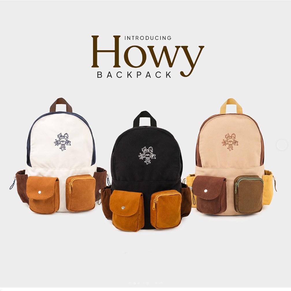 CRSL Howy Backpack Tas Ransel Tas Ransel Sedang Tas Ransel Sekolah Tas Ransel Kampus Tas Laptop
