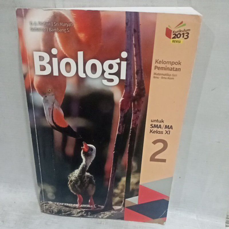 buku paket biologi untuk SMA kelas 11 kelompok peminatan kurikulum 2013 edisi revisi penerbit Erlang