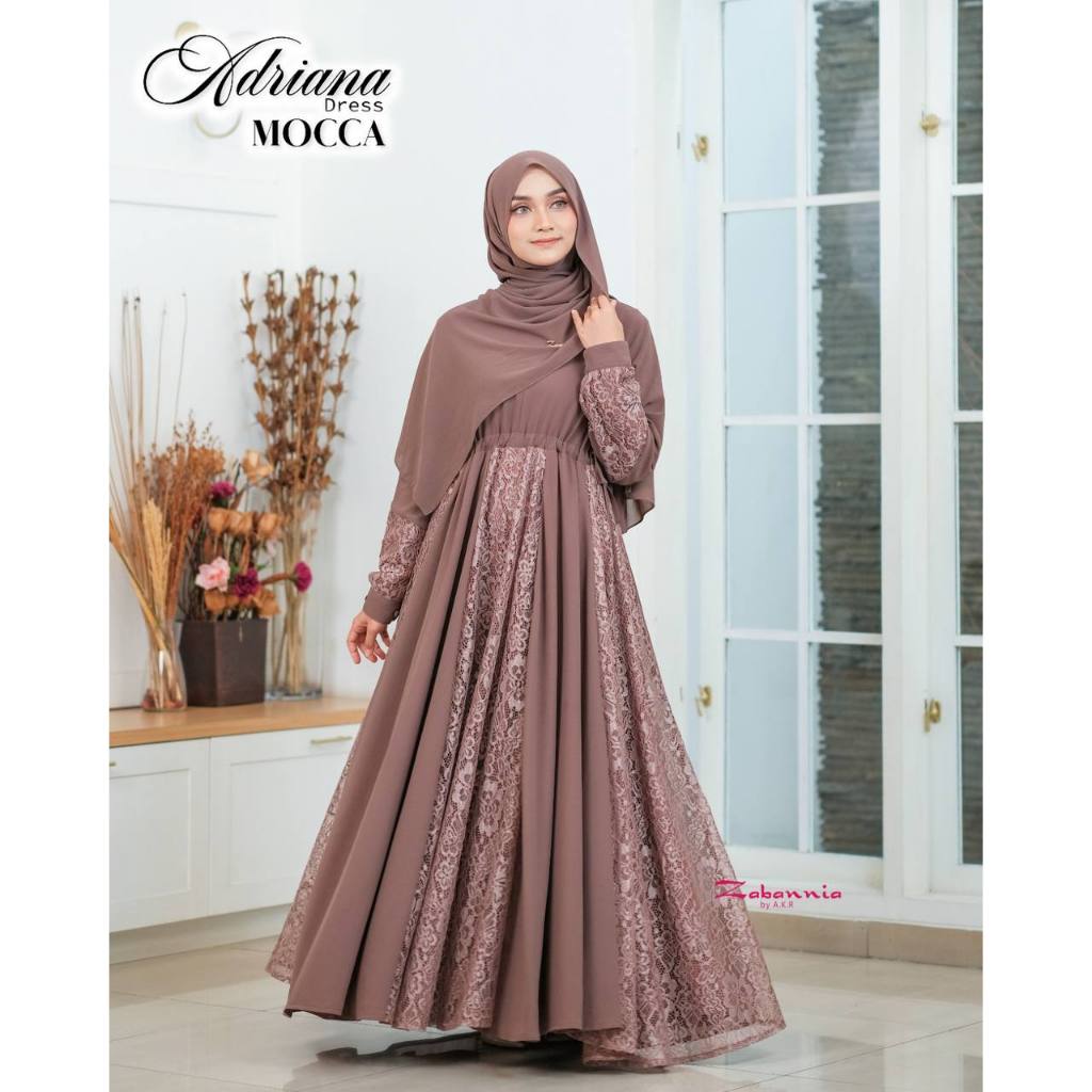 Adriana dress by zabannia / gamis / baju muslim