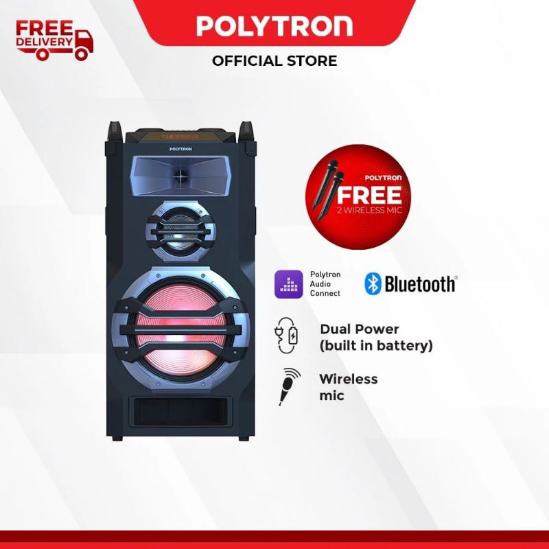 Speaker Bluetooth Portabel POLYTRON PTS-12K15
