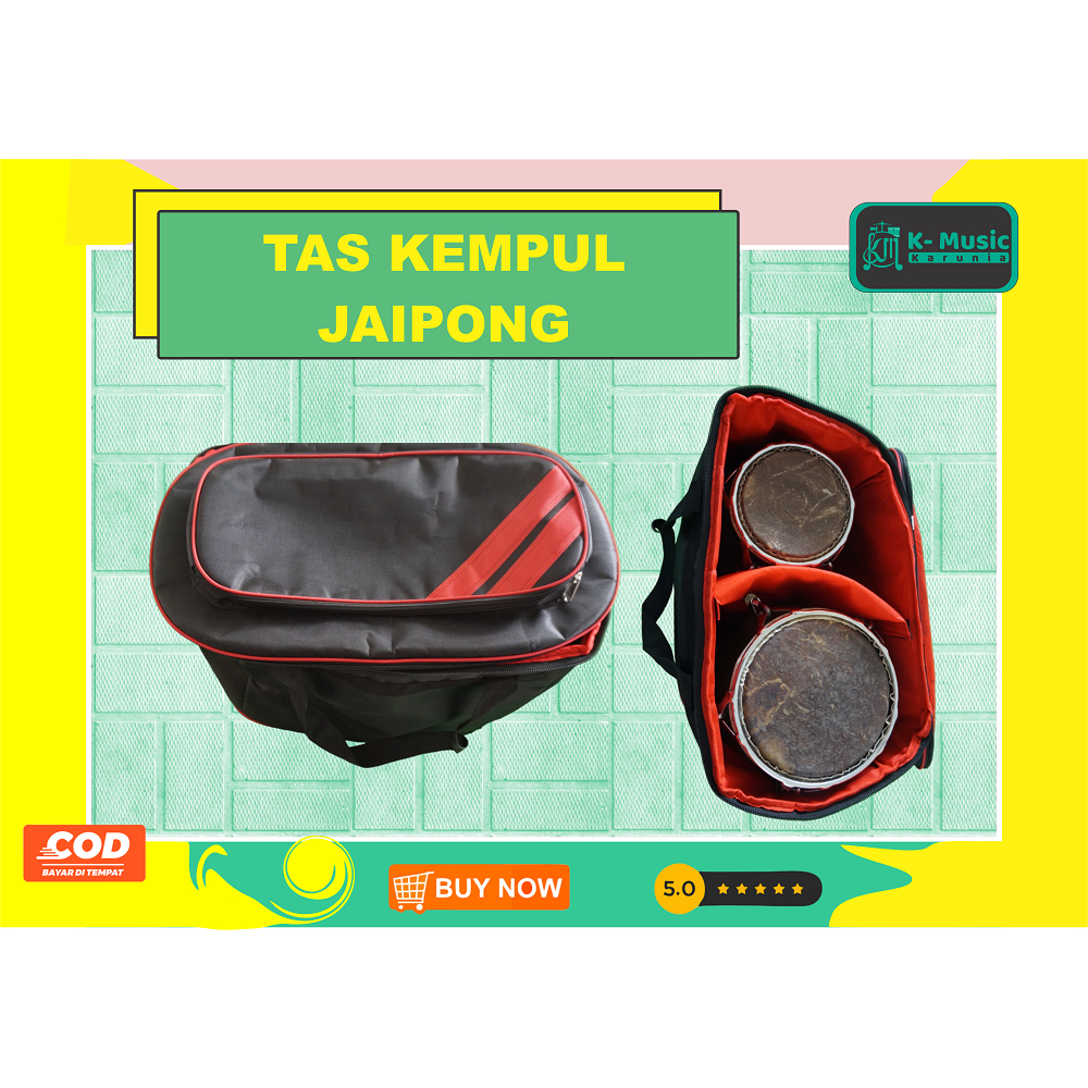 Tas kempul jaipong besar softcase ketipung kendang jinjing