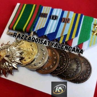 Medali N. AD 24 16 8 Tahun TNI Seroja Dharmanusa Wiradharma Bintang 2 - Razzaq satya Lencana