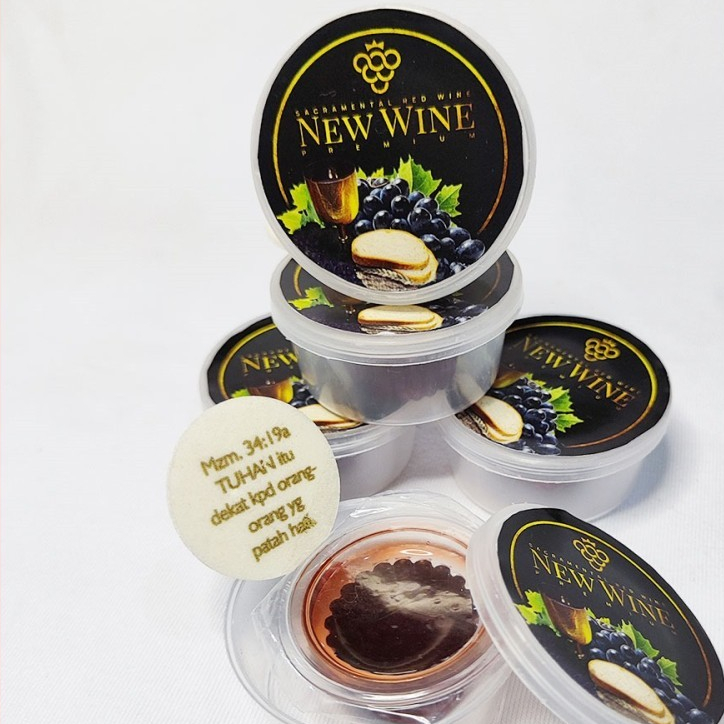 

Minuman Paket Perjamuan Gereja Cup Premium Isi 100-Roti Ayat Kecil (PCNWP)