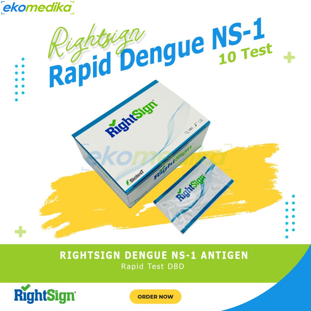 Dengue Ns1 Right Sign Device 10 tes / RIGHTSIGN DENGUE NS-1 10T